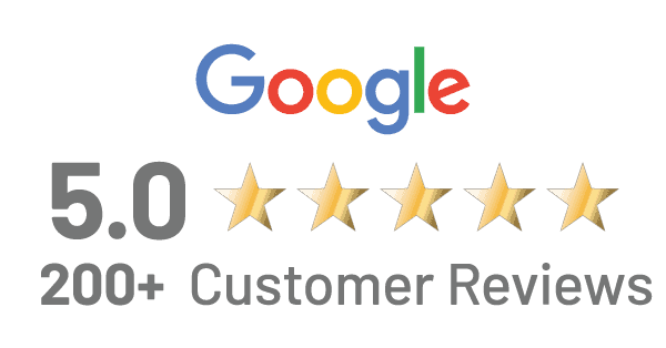 200+ 5-Star Google Reviews!